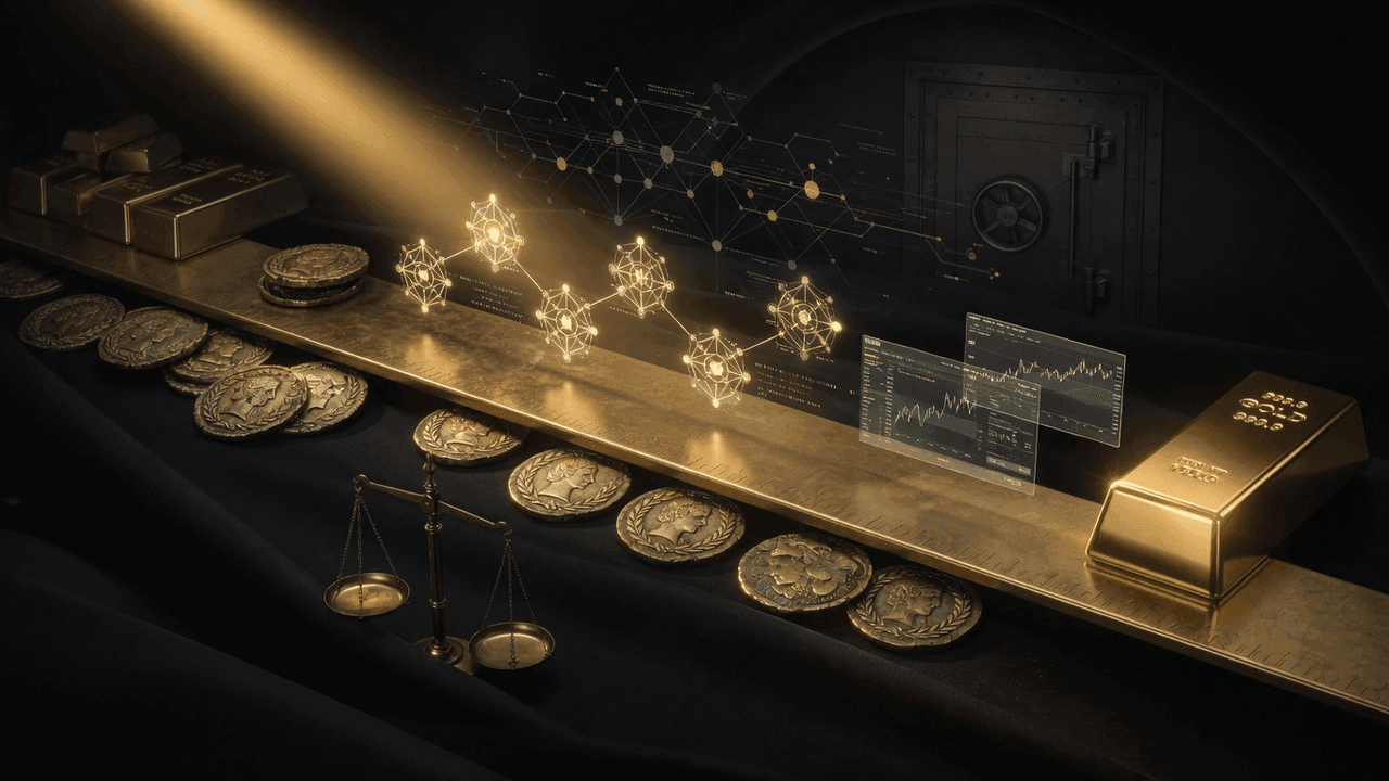 Historical timeline showing gold preserving value from ancient coins to modern bullion