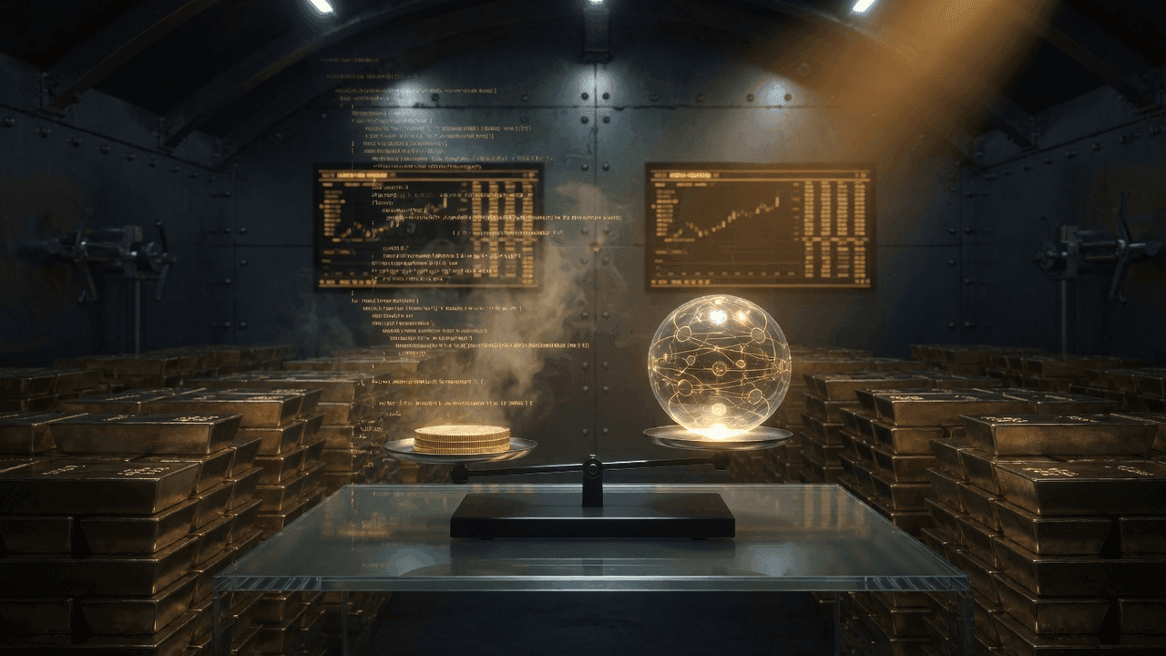 Security audit certificate with checkmark for DeFi gold lending protocol