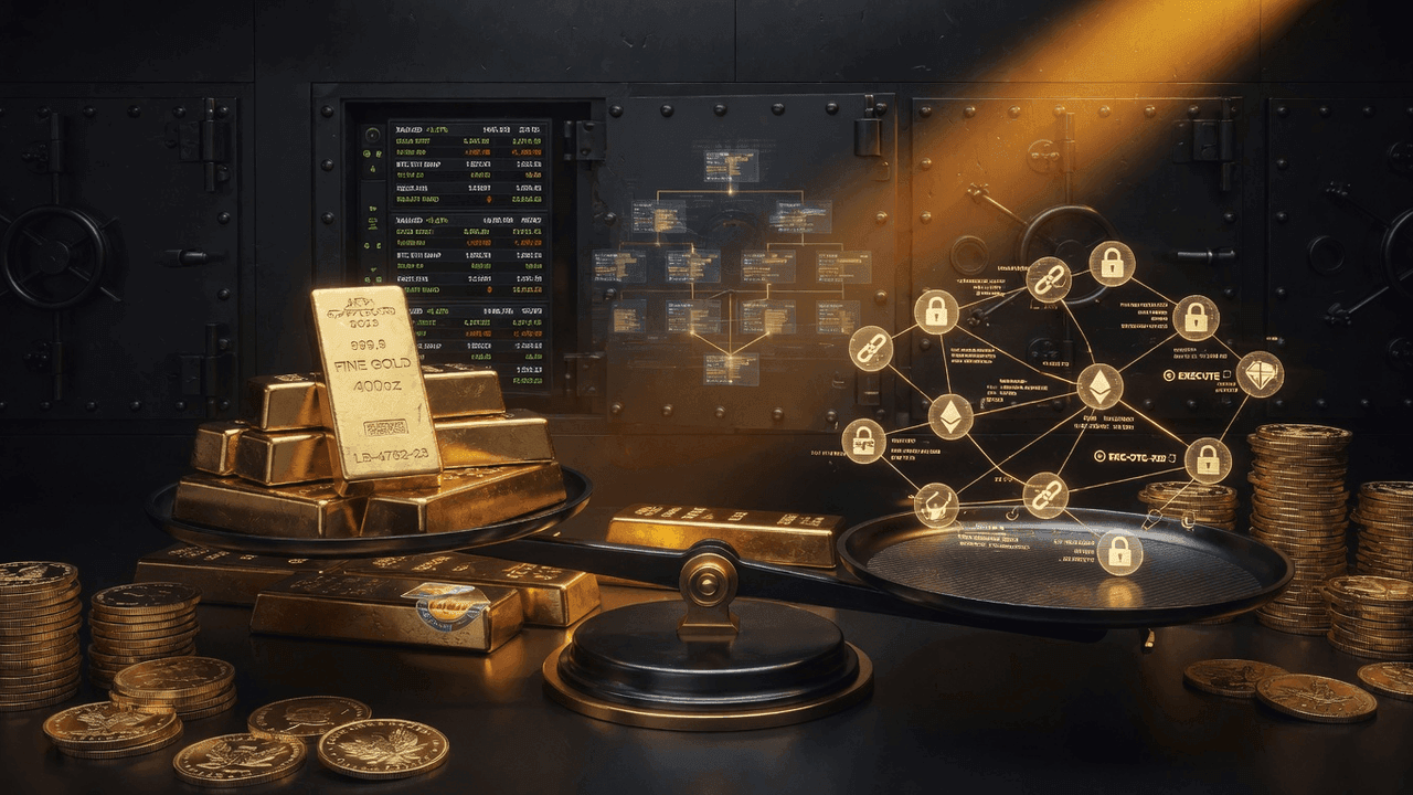 Smart contract circuit diagram for DeFi lending