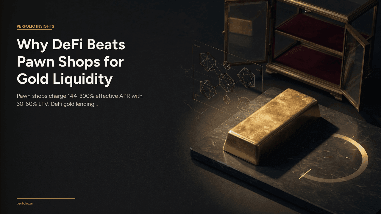 Why DeFi Beats Pawn Shops for Gold Liquidity