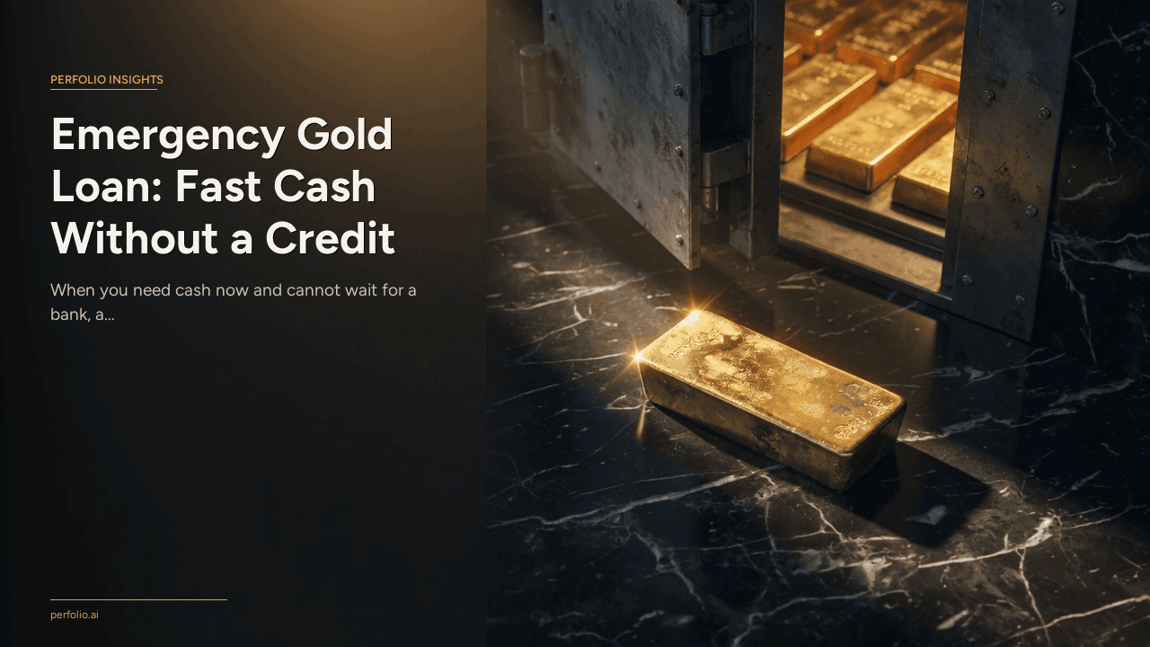 Emergency Gold Loan: Fast Cash Without a Credit Check in 2026