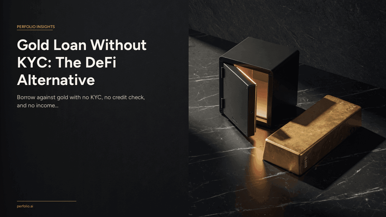 Gold Loan Without KYC: The DeFi Alternative
