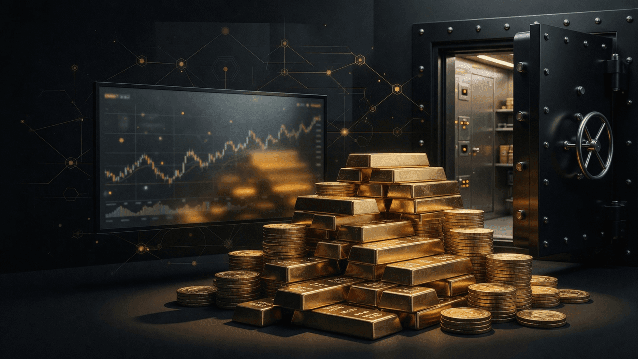 Gold bar resting on tax form with international jurisdiction context