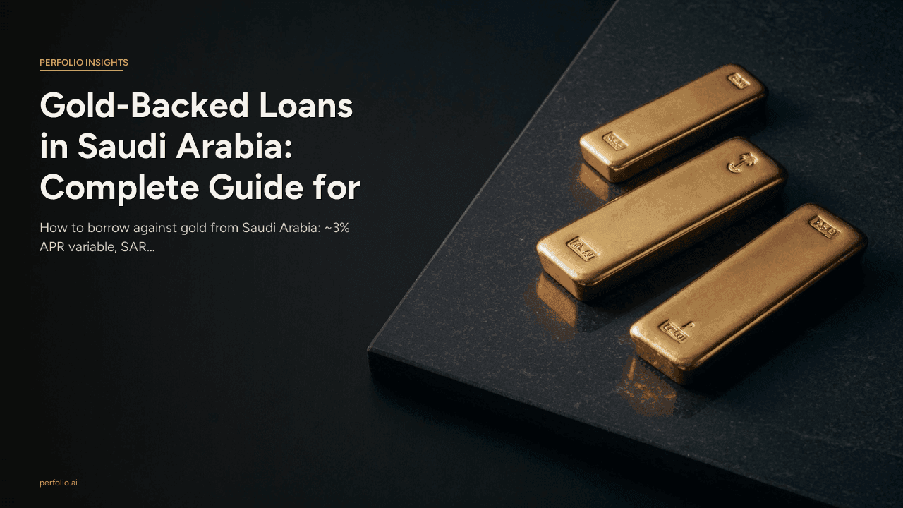 Gold-Backed Loans in Saudi Arabia: Complete Guide for 2026