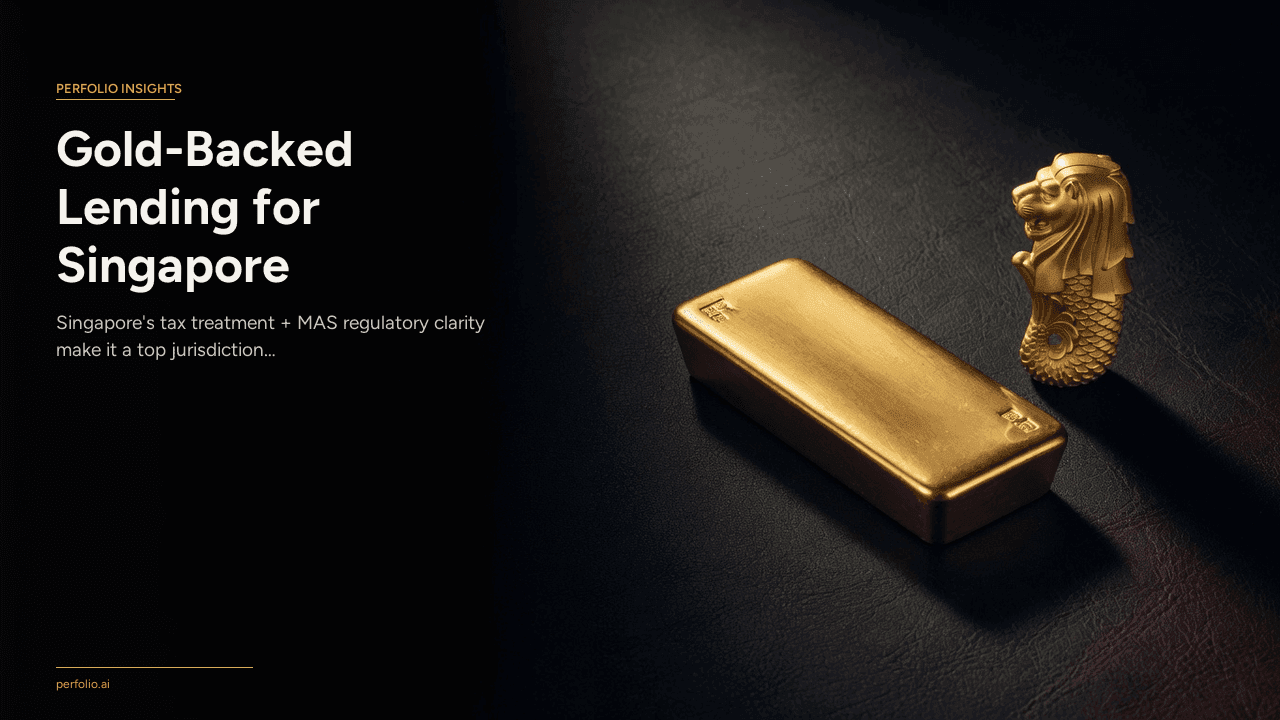 Gold-Backed Lending for Singapore Residents: Complete Guide 2026