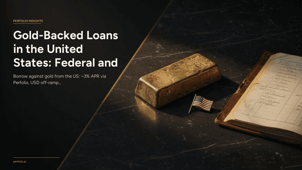 Gold-Backed Loans in the United States: Federal and State Guide