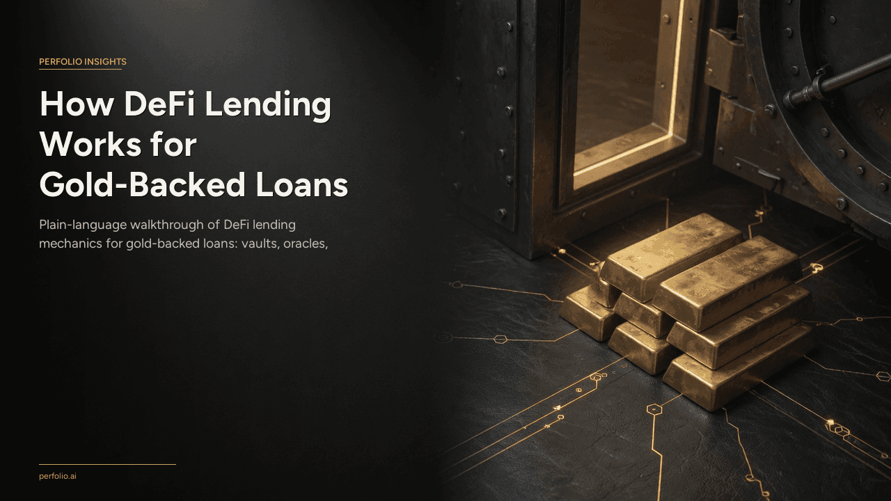 How DeFi Lending Works for Gold-Backed Loans