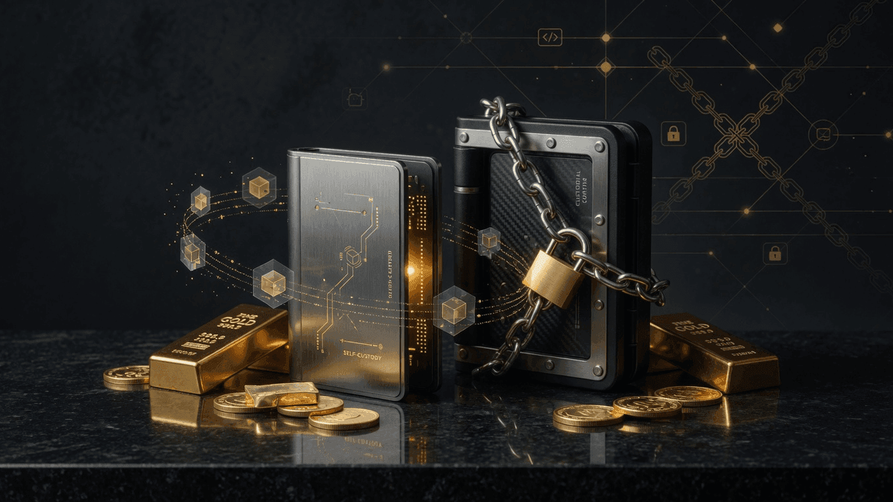 Self-custody amber wallet versus chained custodial wallet comparison