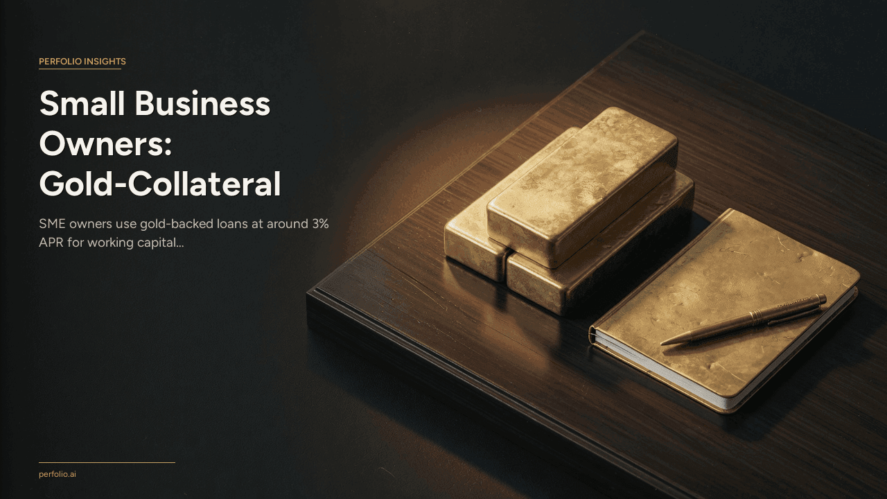 Small Business Owners: Gold-Collateral Working Capital Loans