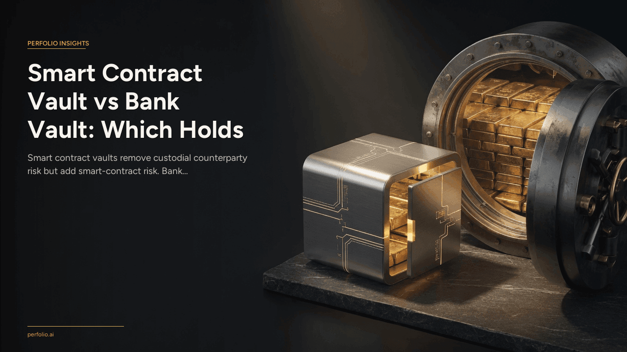 Smart Contract Vault vs Bank Vault: Which Holds Gold Safer?